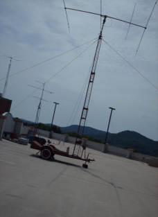 The MVARA  Antenna Farm A-top the Parking Ramp