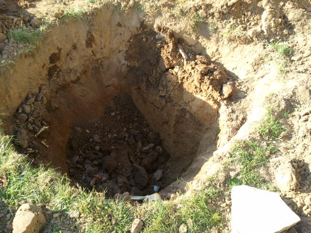 And here's the hole were it came from. Now Cory needs to have one like this at his house.