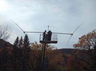 Truss cable in place and all tensioned up right, giving the bolts one last check.