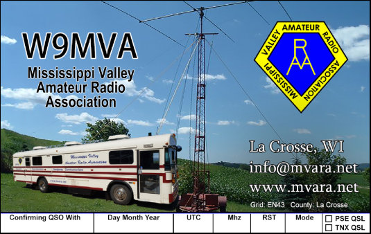 W9MVA QSL Card